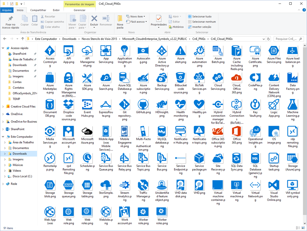 Novos Stencils do Visio para Microsoft Azure, Office 365, Windows Server e  outros produtos | Mauricio Cassemiro